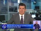 SRI aclara valores de matriculación vehicular en su web