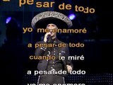 A PESAR DE TODO - ALEJANDRO FERNANDEZ - KARAOKE  - PISTA Y LETRA