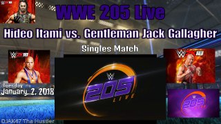 Hideo Itami vs. Gentleman Jack Gallagher | WWE 205 Live: January 2018