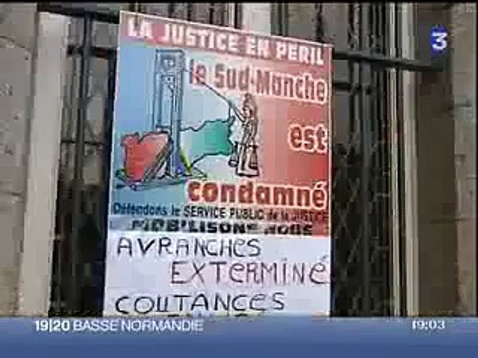 fermeture TGI d'Avranches suite