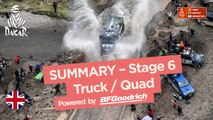 Summary - Truck/Quad - Stage 6 (Arequipa / La Paz) - Dakar 2018