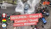 Resumen - Camiones/Cuadriciclos - Etapa 6 (Arequipa / La Paz) - Dakar 2018