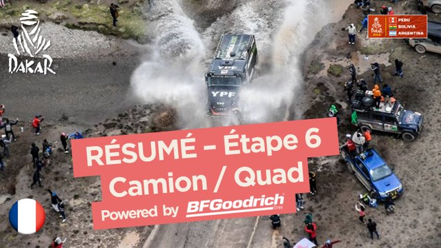 Résumé - Camion/Quad - Étape 6 (Arequipa / La Paz) - Dakar 2018