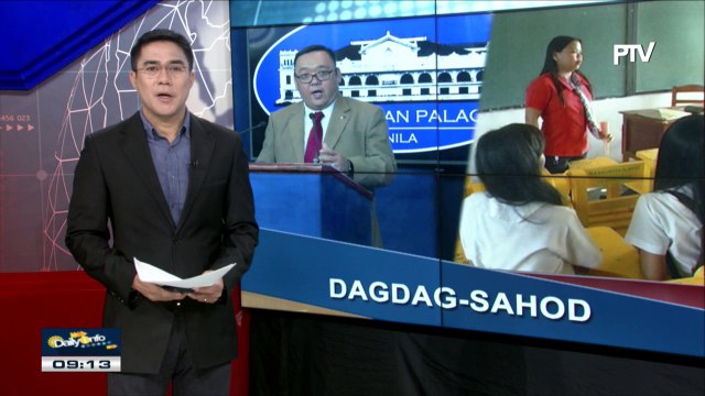 Palasyo: Pres. Duterte, nais na magkaroon rin ng taas-sahod ang mga guro