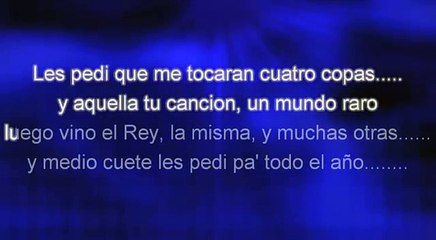BORRACHO TE RECUERDO - VICENTE FERNANDEZ - KARAOKE - PISTA Y LETRA