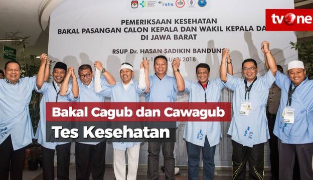 Tes Kesehatan Bakal Cagub dan Cawagub Jawa Barat