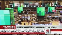 Bursa Wallstreet Kembali Cetak Rekor