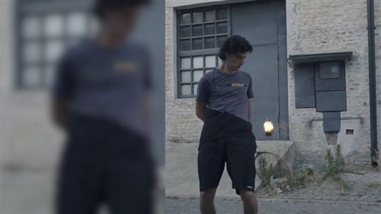 Freestyler mit Filzball: Trickser mit Tennisbällen