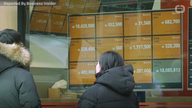 Cryptocurrency markets are tanking after news of shutdown in South Korea