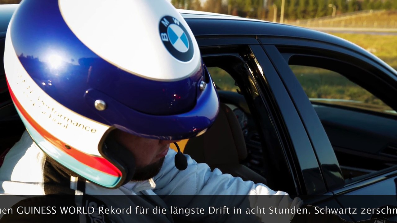 BMW setzt zwei GUINNESS WORLD RECORDS für das Fahren im neuen BMW M5 ein