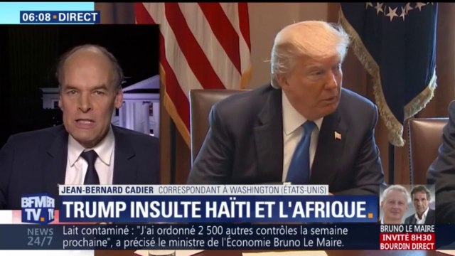 Donald Trump qualifie Haïti et des nations africaines de pays de merde