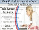 Avira customer care toll free number 1800431295