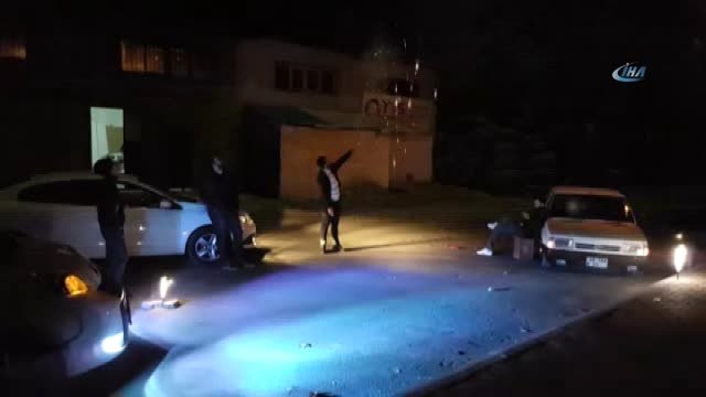 Eğlenmek İçin Havai Fişek Patlattılar, Büyük Tehlike Atlattılar