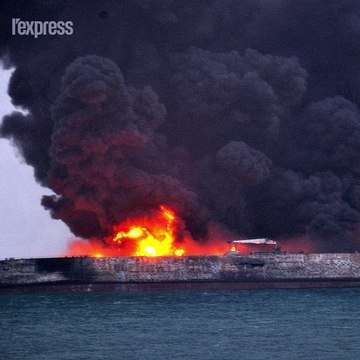 Au large de la Chine, un pétrolier en feu depuis 6 jours