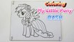 My little Pony RAINBOW DASH Coloring Pages MLP S
