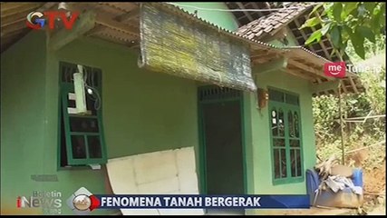 Fenomena Tanah Bergerak, Sejumlah Rumah Rusak