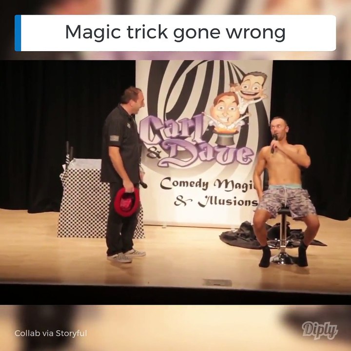 Quand ton tour de magie se passe mal... Oups