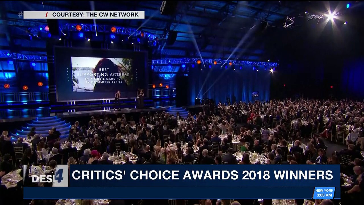 i24NEWS DESK | Critics' Choice Awards 2018 winners | Friday, January 12th 2018