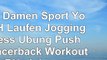 Erica Damen Sport Yoga BH Laufen Jogging Fitness Übung Push Up Racerback Workout BH  pink