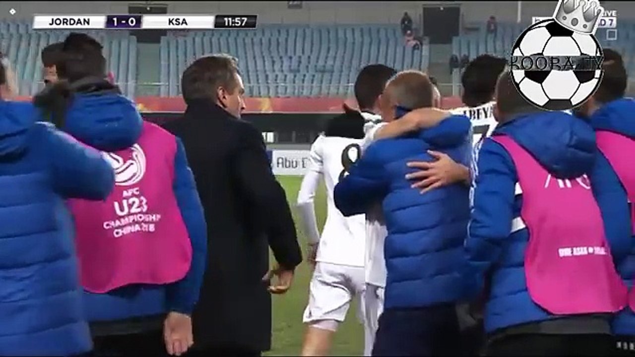 اهداف مباراة الأردن والسعودية 2 2 اهداف مباراة السعودية والأردن 2 2 كأس آسيا تحت 23 اهداف كاملة