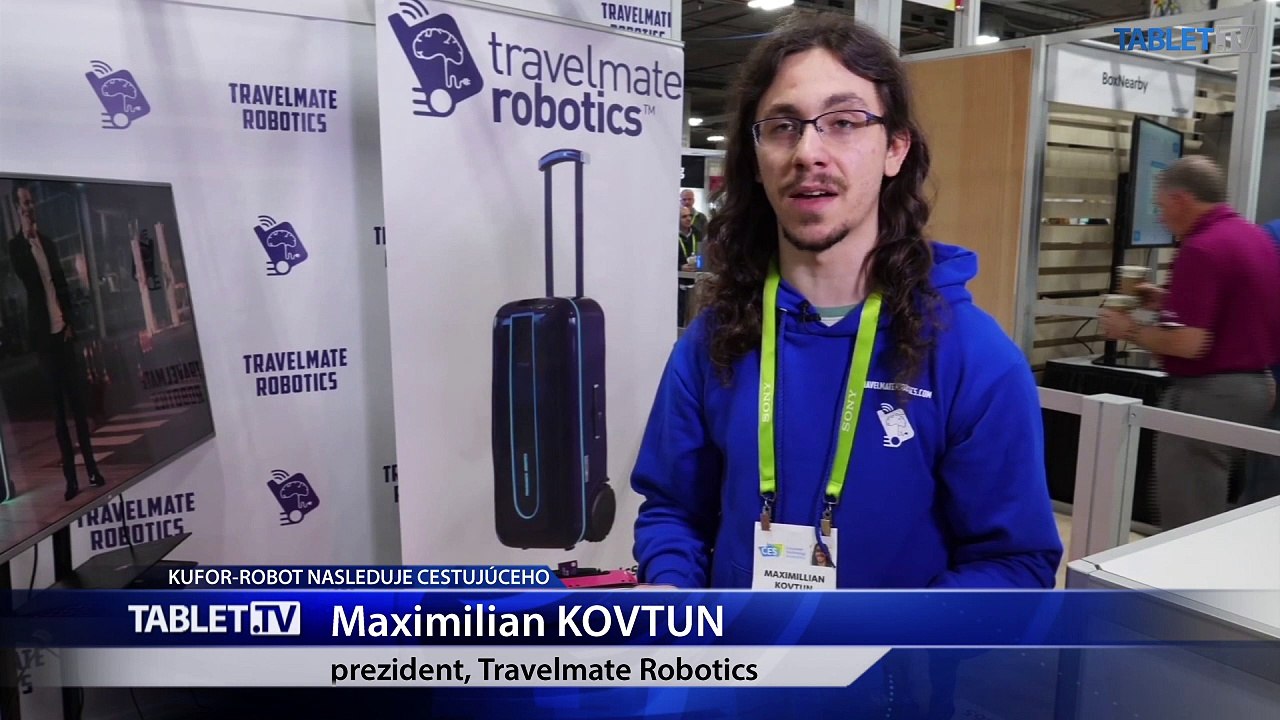 Robotický cestovný kufor nasleduje svojho majiteľa