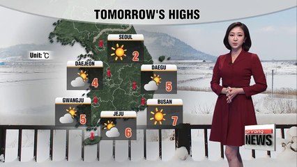 Cold spell to end tomorrow afternoon _ 011218
