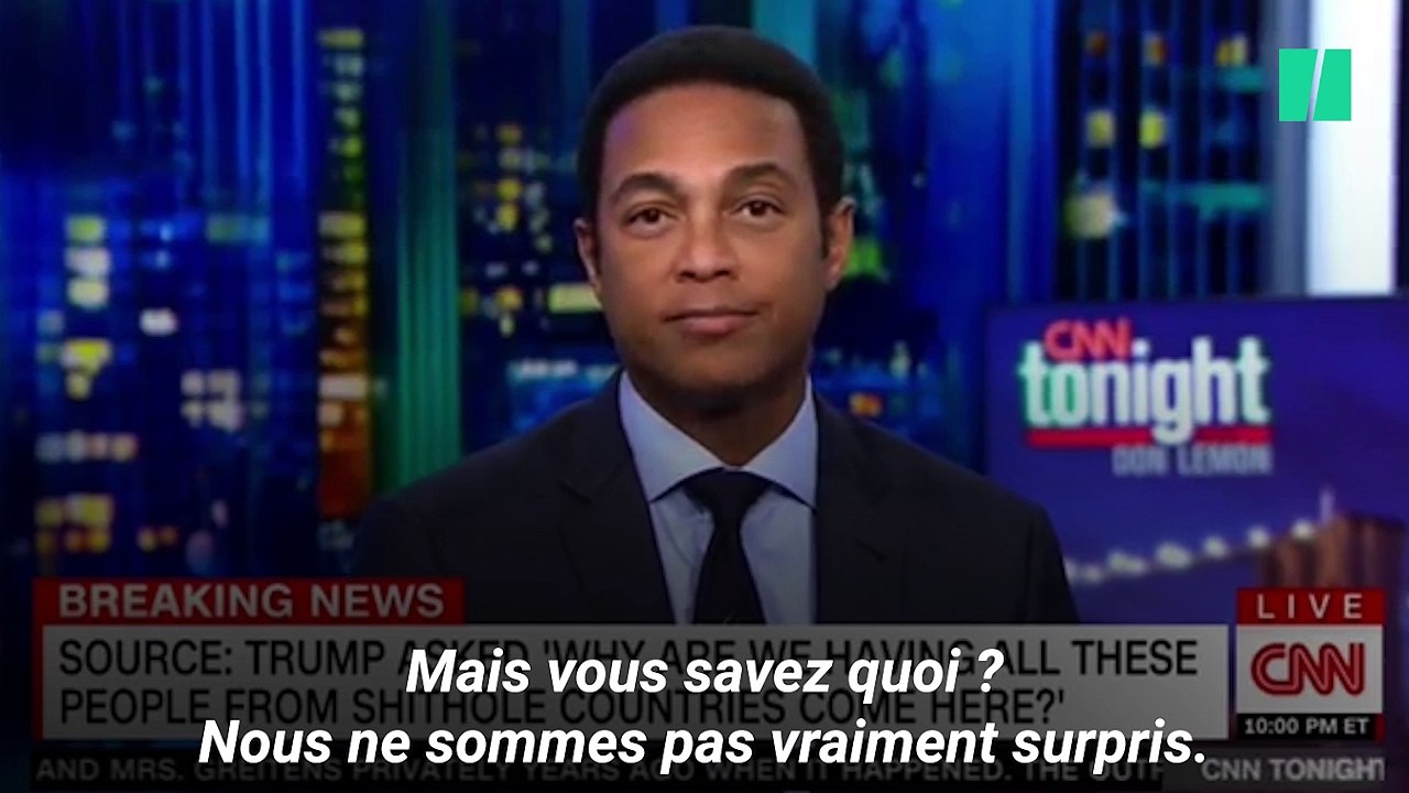 Les journalistes américains montent au créneau après le "pays de merde" de Trump