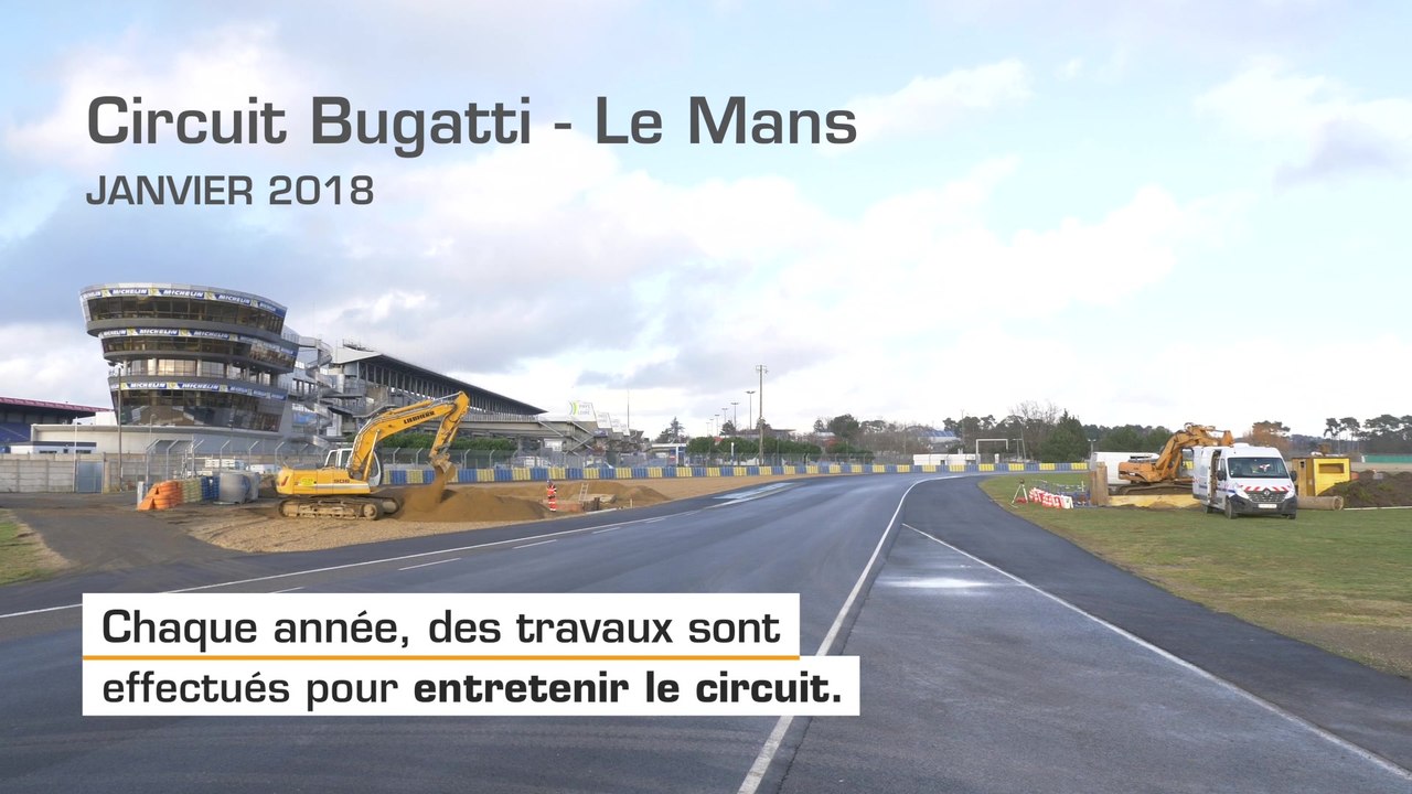 Des travaux d'assainissement sur le circuit  des 24 Heures