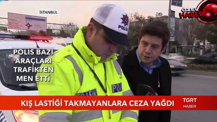 Kış Lastiği Takmayanlara Ceza Yağıyor