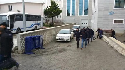 Samsun'da Fetö'den 15 Kişi Adliyeye Sevk Edildi