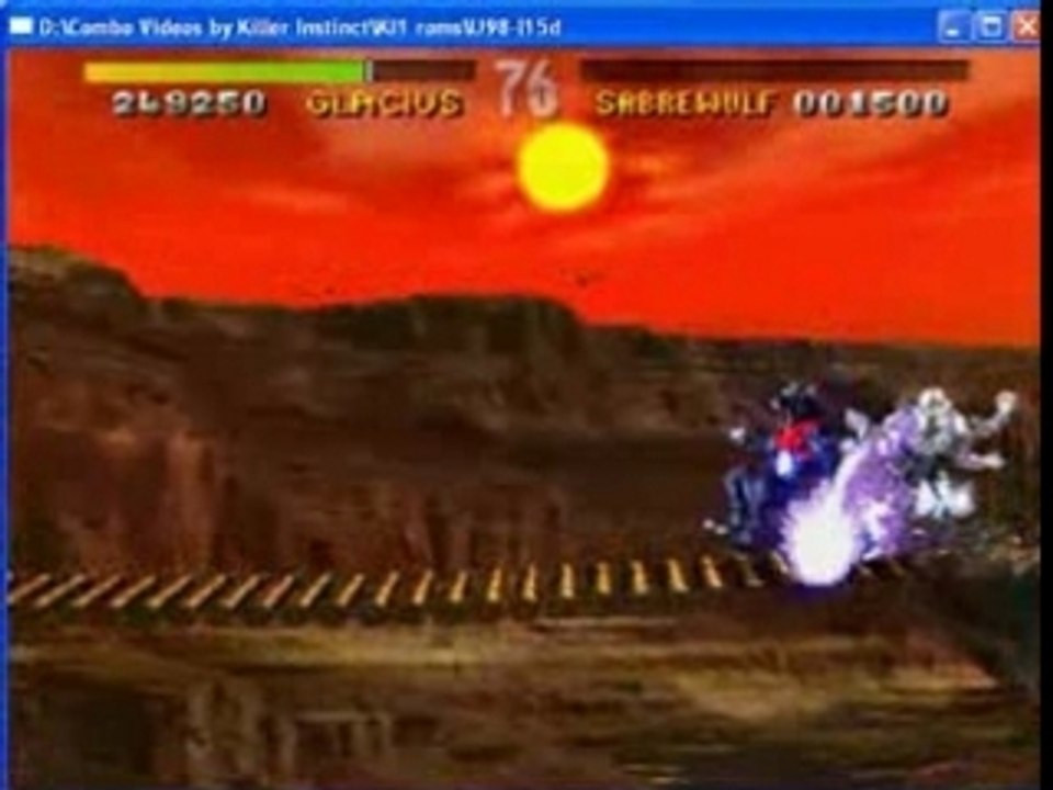 Killer Instinct Arcade Glacius 41hits