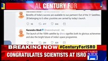 PM Narendra Modi Congratulates ISRO After The Successful Launch Of Their 100th Satellite, PSLV-C40