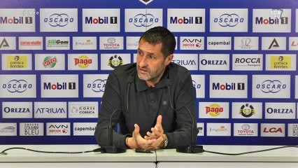 Bastia-Etoile : Conf. d'avant-match de S. Rossi