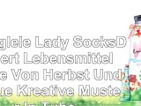 Wanglele Lady SocksDessert Lebensmittel Serie Von Herbst Und Neue Kreative Muster In Tube