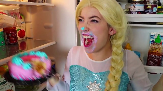 Frozen Elsa EATING DISORDER!! w Spiderman Joker Hair Trouble Cake Fun Superhero in real life IRL | Superheroes | Spiderman | Superman | Frozen Elsa | Joker