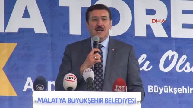 Malatya Bakan Tüfenkci, Malatya'da Kolektör Hattının Temelini Attı