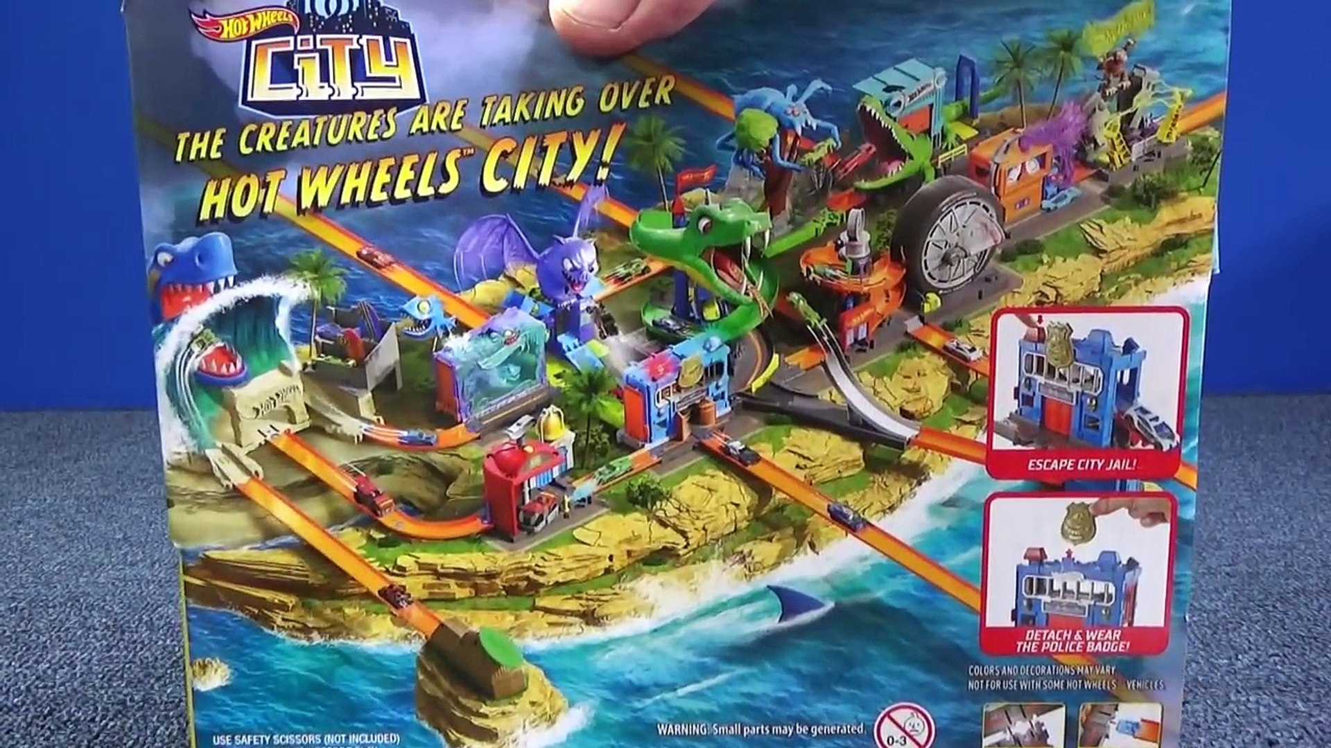 Hot Wheels City Downtown Power Plant Blast Car Vehicle Playset