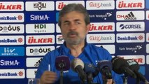 Fenerbahçe Teknik Direktörü Aykut Kocaman Basın Toplantısı Düzenliyor