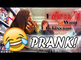 I DON'T WANT TO KISS YOU PRANK ON BOYFRIEND! - Brianna & Jordan