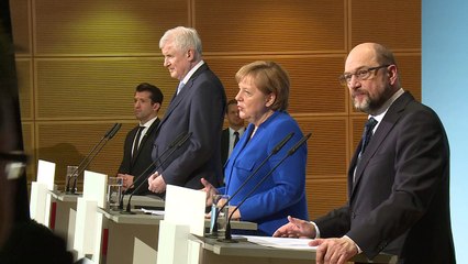 Spitzen von Union und SPD für Koalitionsverhandlungen