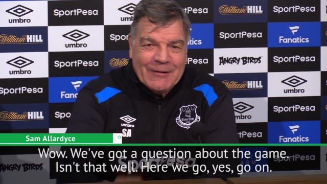Allardyce 'surprised' by questions on Tottenham clash