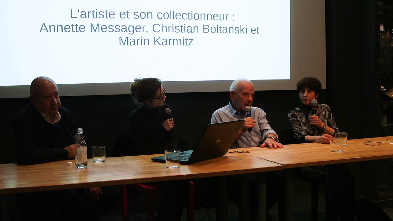 Table ronde / L'artiste et son collectionneur : Annette Messager, Christian Boltanski et Marin Karmitz / 11.01.18