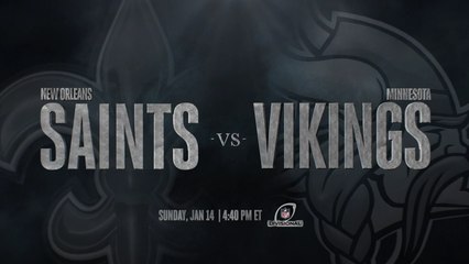 Seasoned vs. Startup: Saints-Vikings playoff trailer