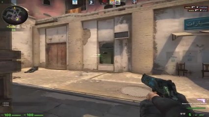 That were exactly the Deagle shots he needed! Well played!