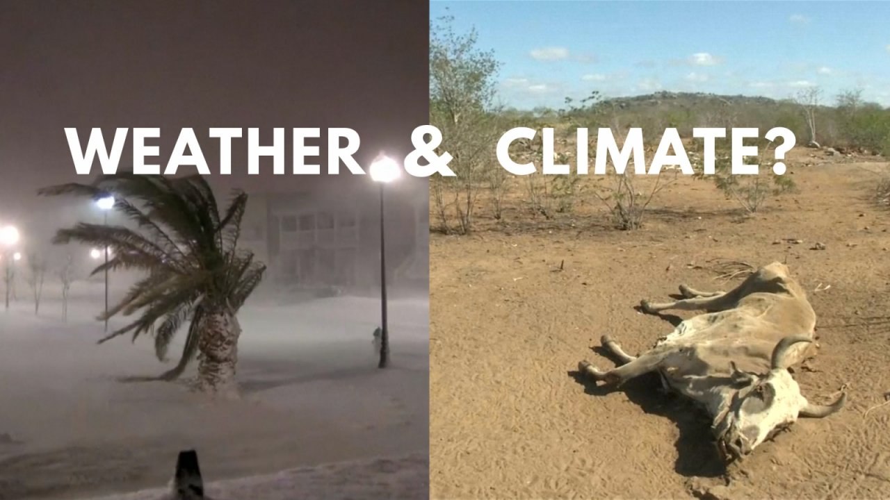 What is the difference between weather and climate?