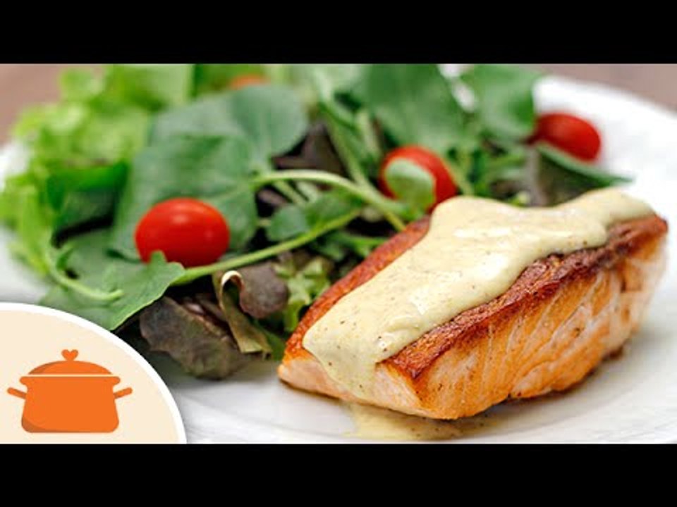 Salmão Grelhado ao Molho de Mostarda e Mel