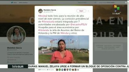 Todo listo para la reunión de alto nivel entre Venezuela y Aruba