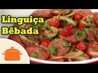 Linguiça Flambada na Cachaça