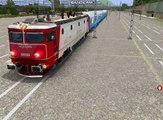 Decuplarea locomotivei EA 40-0881 de la R 9565 și sosirea trenului IR 73 cu Traxx 004 și plecarea cu EA 114