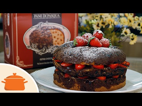Naked Cake de Morango e Chocolate